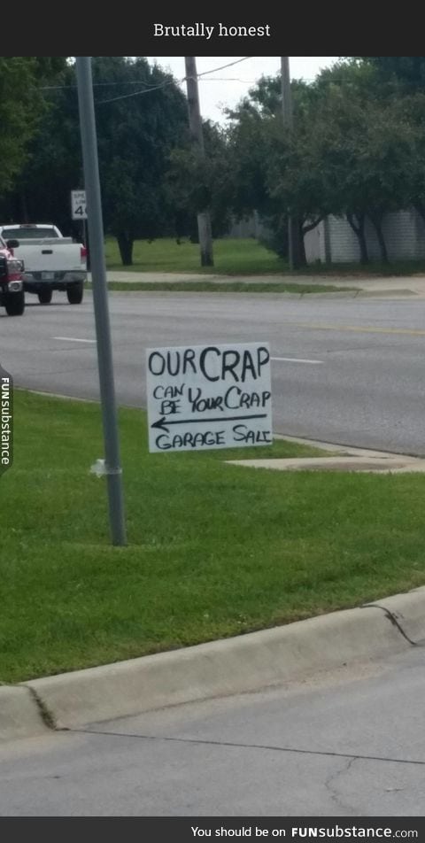 Honest sign