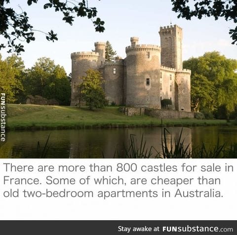 Excuse me while I go buy a castle