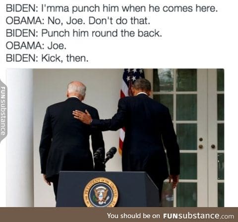 Joe Biden Roundhouses Trump