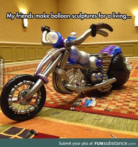 Balloon motorcycle