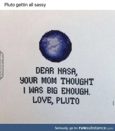 Sassy Pluto