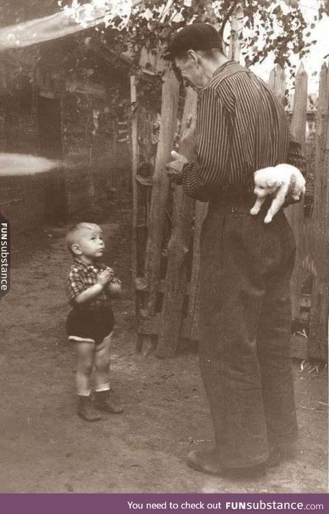 Few seconds before happiness