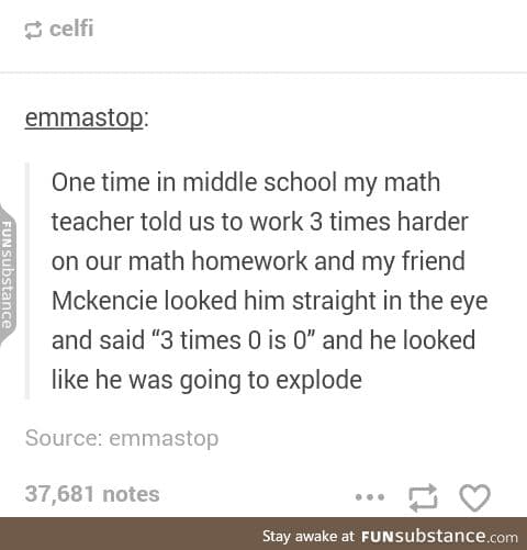 That poor teacher