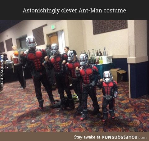 Clever Ant-Man costume