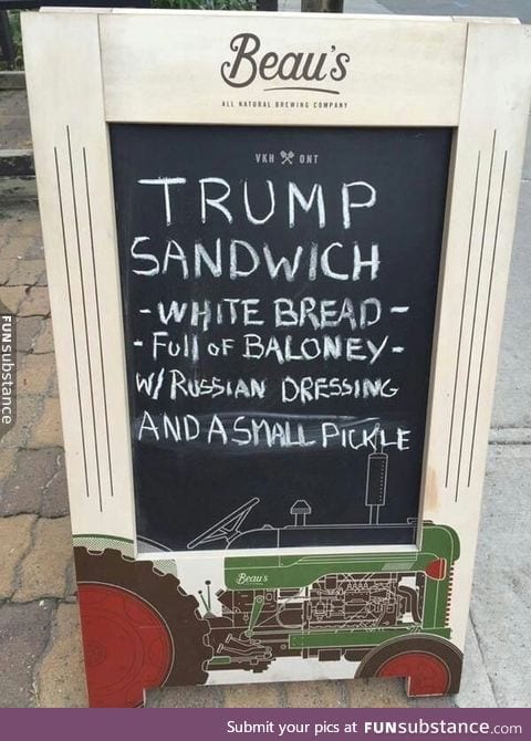 Trump sandwich