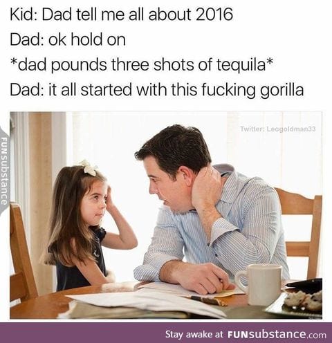 I will need tequila to describe this year too...