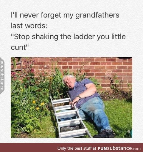 Sorry grandpa