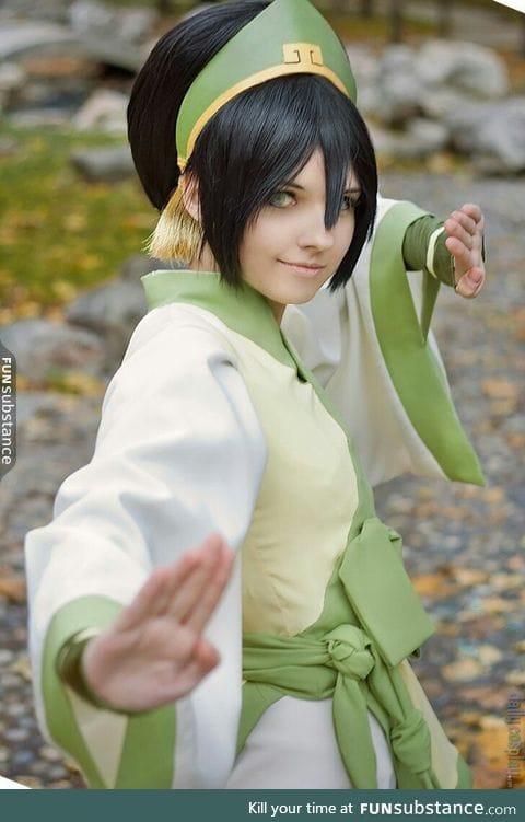 Groundbreaking toph cosplay