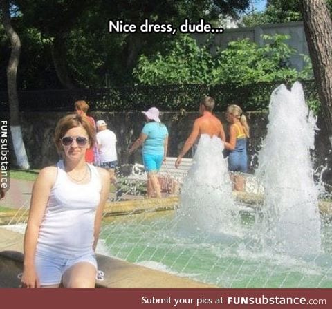 Fabulous water dress