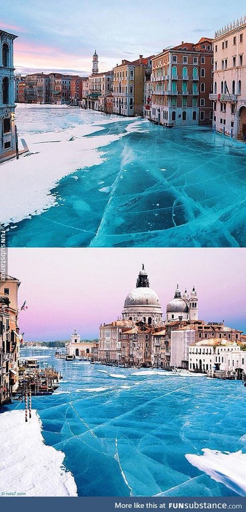 Frozen venice the beautiful