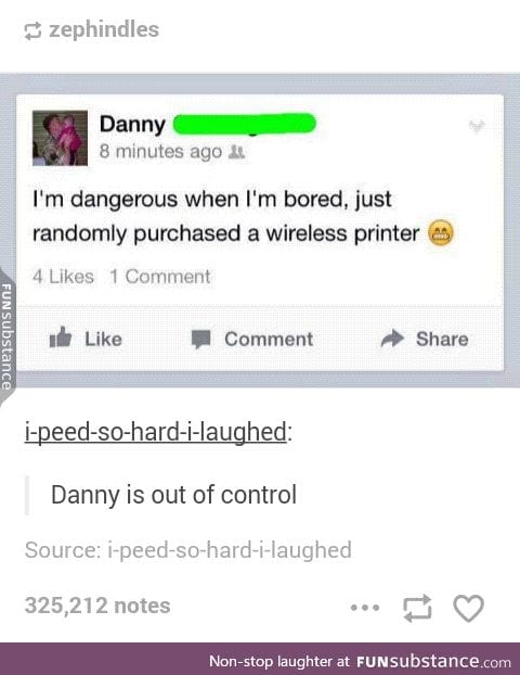 Calm down danny