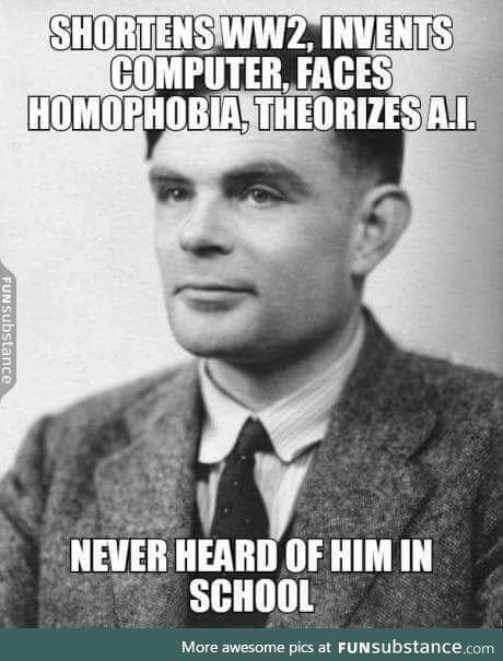 Alan Turing, everyone