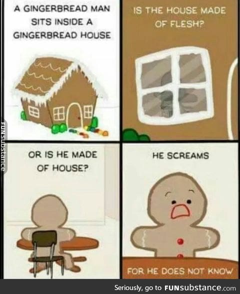 Would gingerbread men eat small humans in their world?