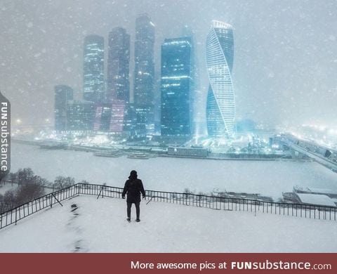 Moscow in the winter