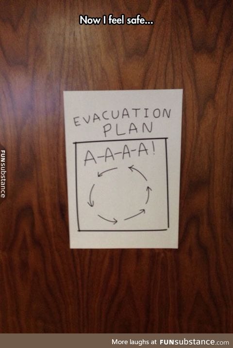Perfect evacuation plan