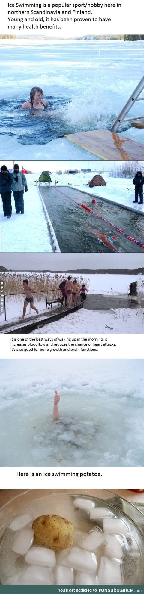 One of the best things about winter.  How many here enjoy a freezing swim? I know I do