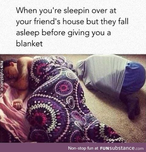 Sleeping Over At Your Friend's House