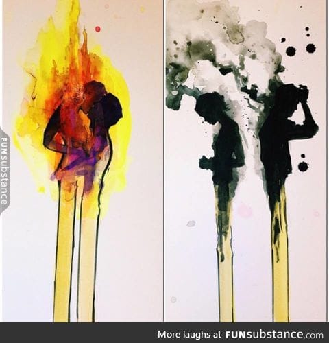 We were a perfect match. Maybe that’s why we burnt out