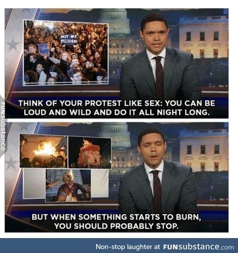 Protest is like sex