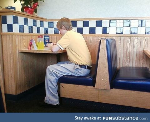 This restaurant has a seat reserved for Funsubsters!