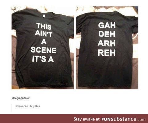 I WANT THIS SHIRT