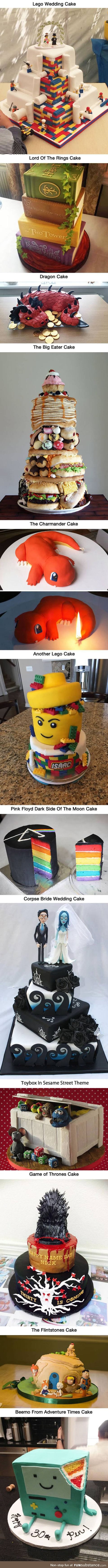 Cakes that are too cool to eat
