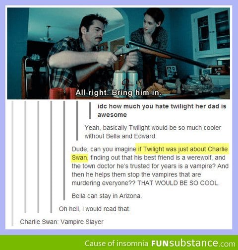 Charlie Swan: Vampire Slayer