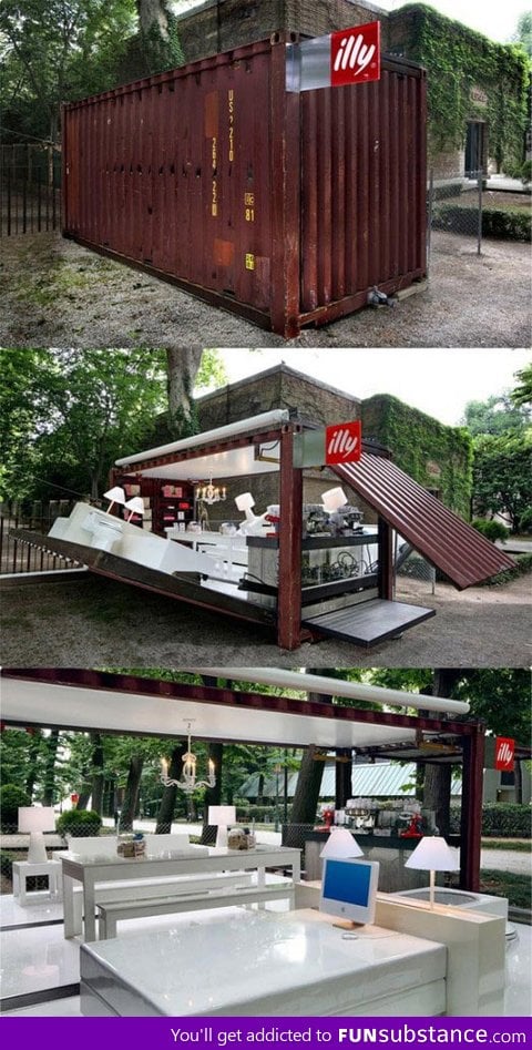 Coffee shop in a box