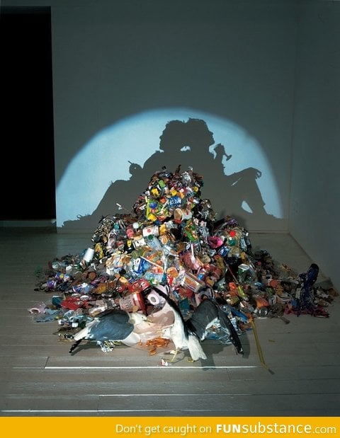 Amazing shadow sculpture by Tim Noble and Sue Webster