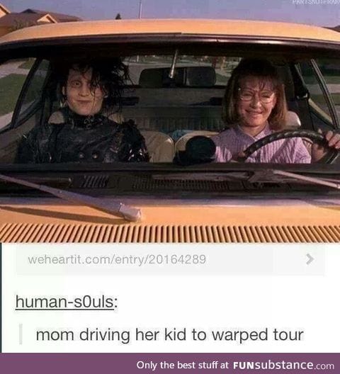 How my mom must feel while driving me around