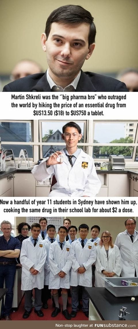 Sydney schoolboys take down Martin Shkreli, the 'most hated man in the world'