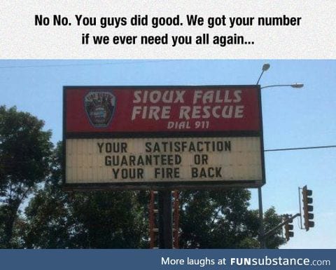 Fire rescue slogan