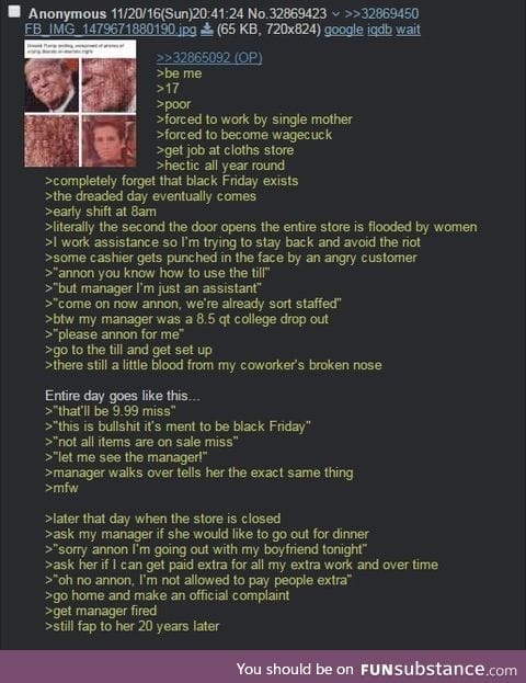 Anon gets a wagecuck job