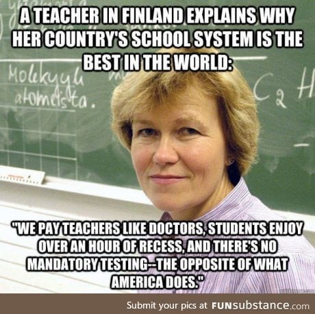 Finland has the best education