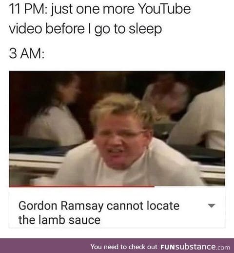 I love Gordon Ramsay