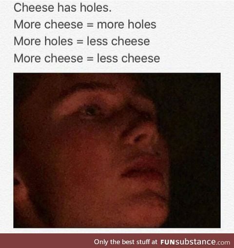 The cheese paradox