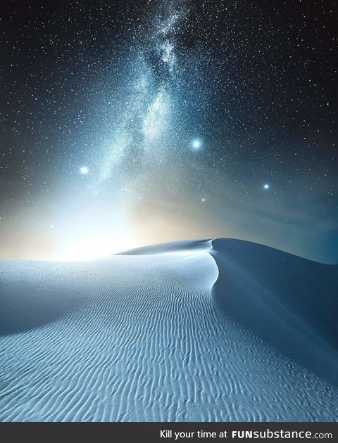 The white sands of New Mexico, taken by Jaxson Pohlman