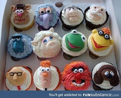 Muppet cupakes