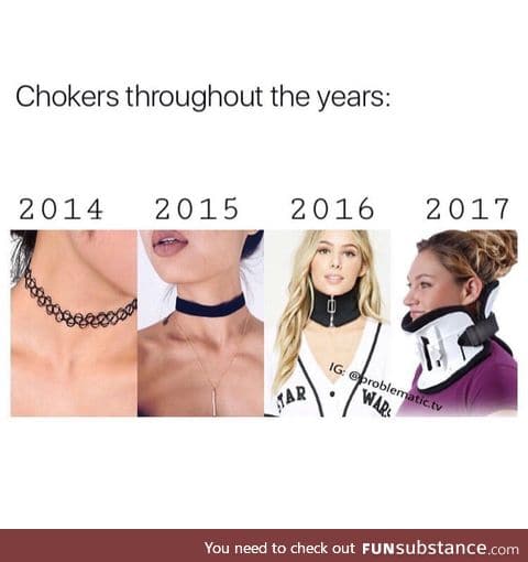 I love chokers now, it's my new phase