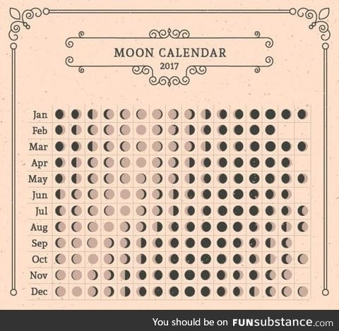 2017 moon calendar