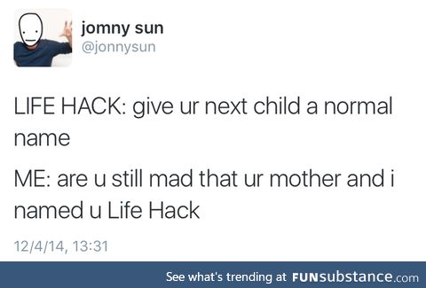 Poor life hack