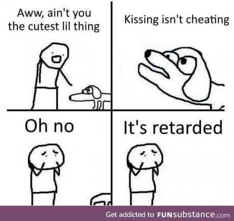 Fyi kissing IS cheating