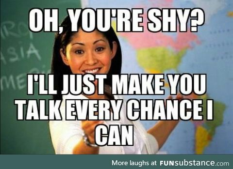 Most of my teachers do this