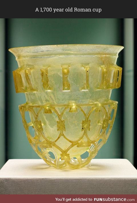 Very well preserved Roman cup from 1,700 year ago