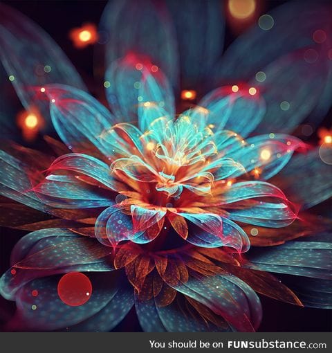 'Blooming flame' by fractist, Digital Art, 2016