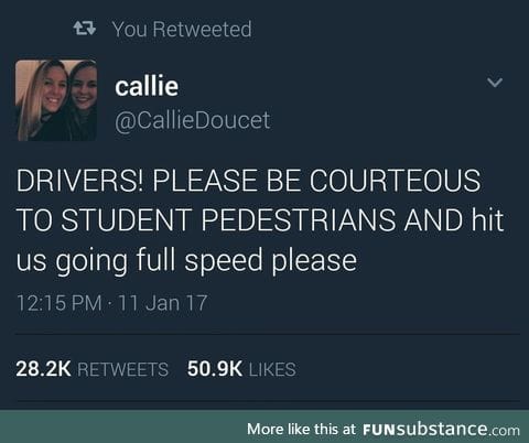 Drivers shoud be more carefull