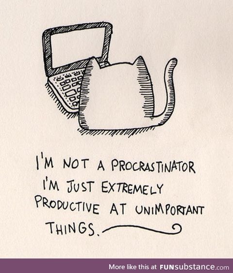 Not a procrastinator