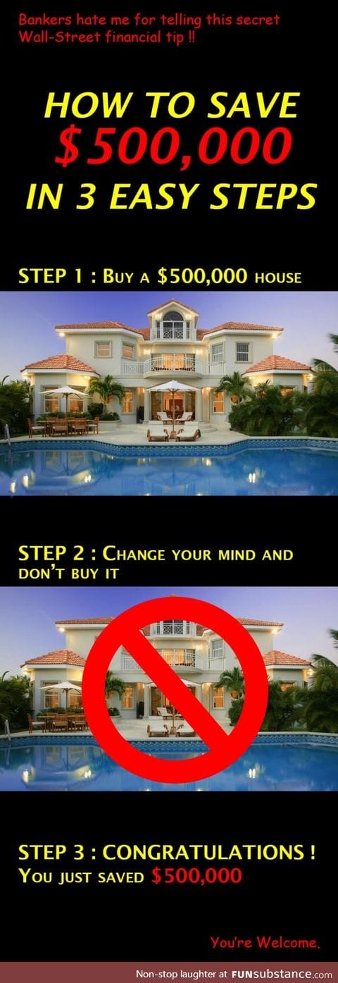 How to save $500,000