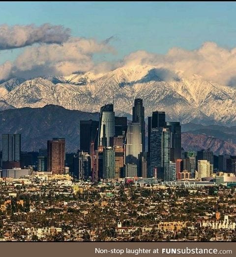 An uncommon view of Los Angeles