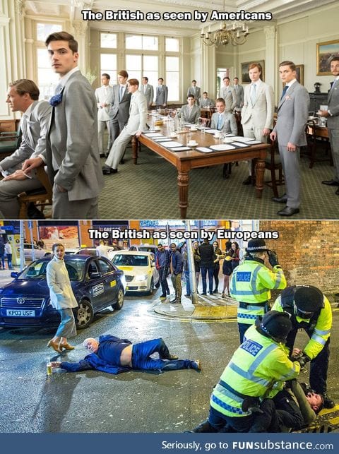 The British:Expectation vs reality